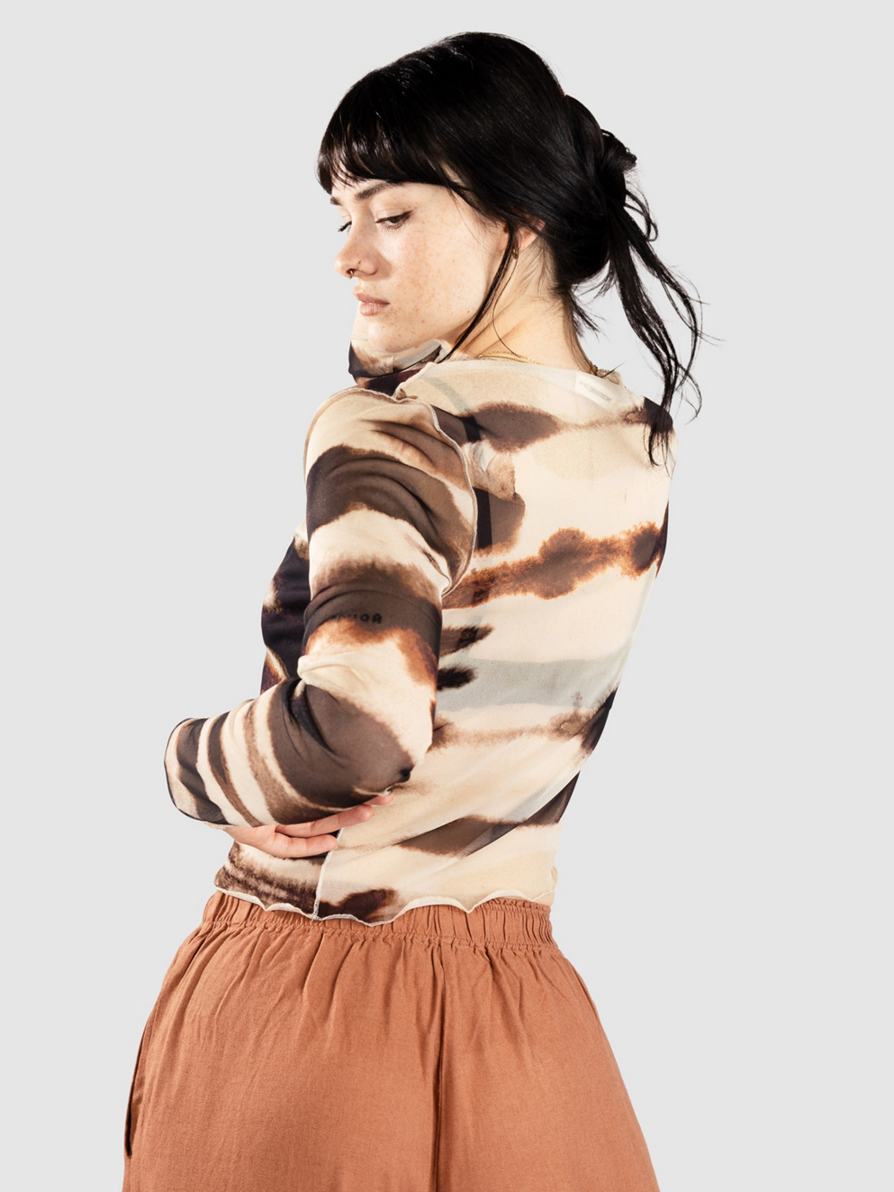 24 Colours 12470A Long Sleeve T-Shirt brown