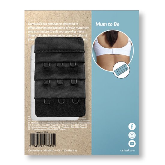 4 Extensions de soutien-gorge   Taille unique   de               Carriwell