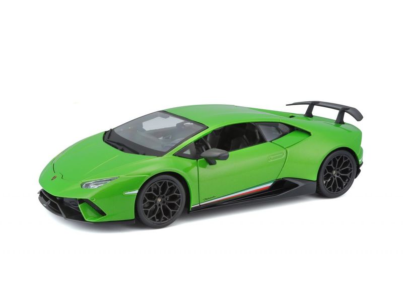 Maisto Sportwagen Lamborghini Huracan Perf 1:18, Grün Sammlermodell im Massstab 1:18
