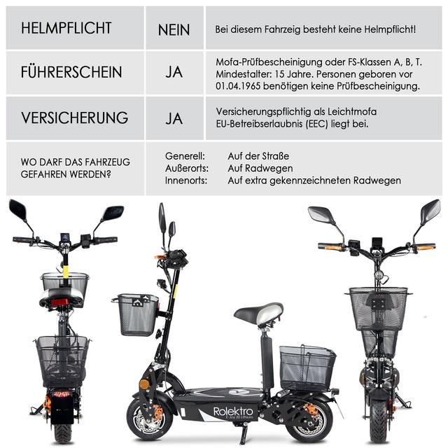 Elektroroller Travel & Fun Lithium