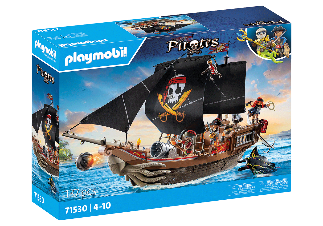 Playmobil - Stort piratskib (71530)