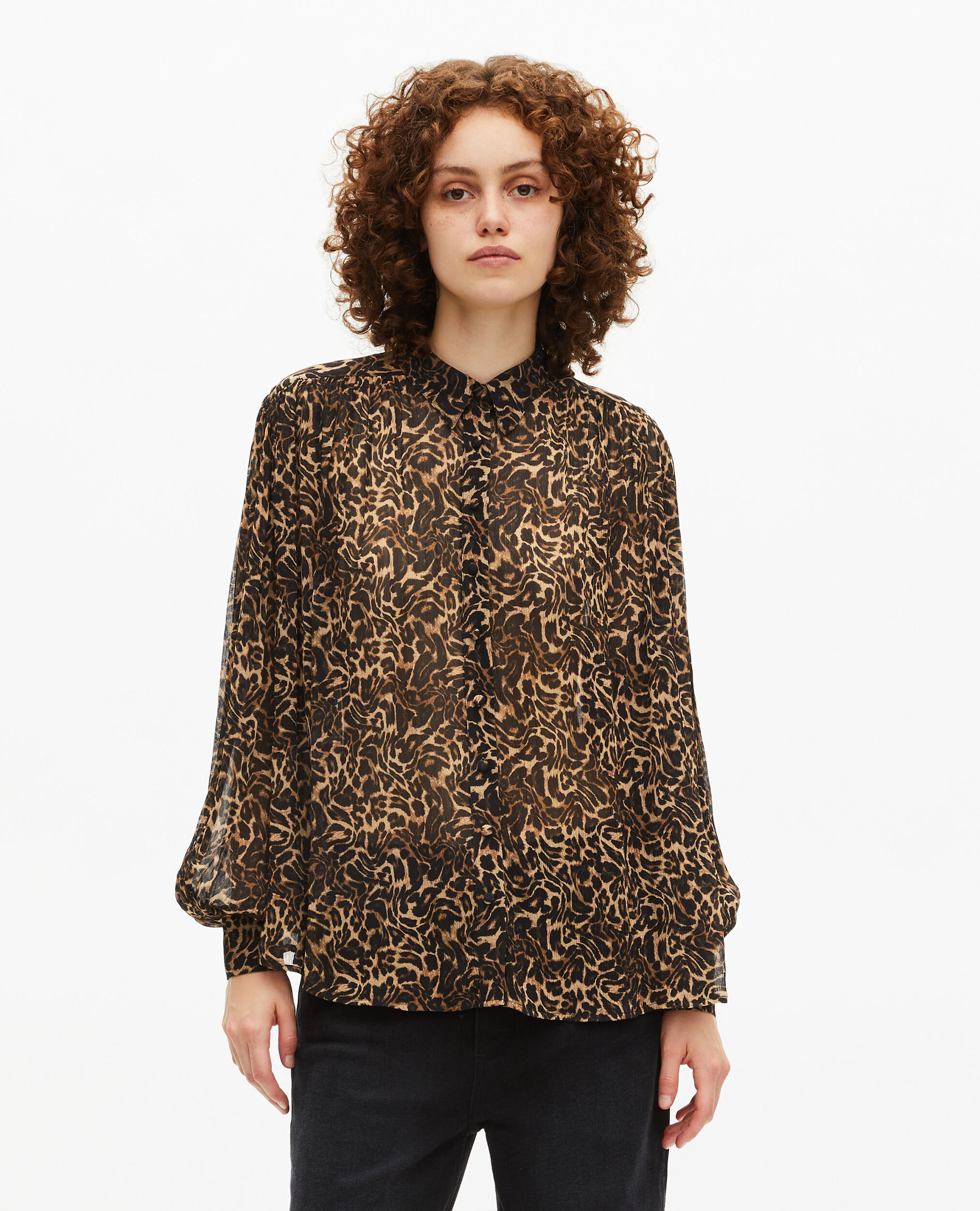 Chemise imprimé léopard
