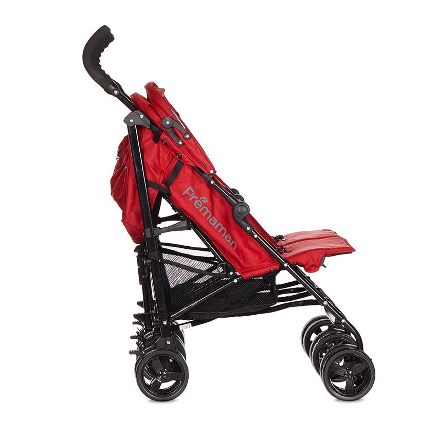 Poussette Twin - Rouge - Doré