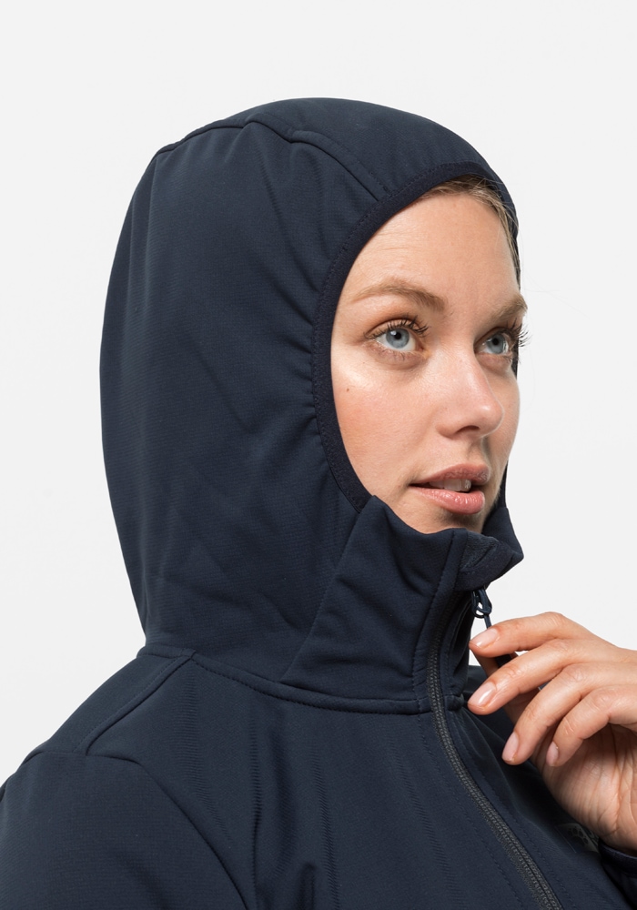 Jack Wolfskin Softshelljacke »BORNBERG HOODY W« mit Kapuze