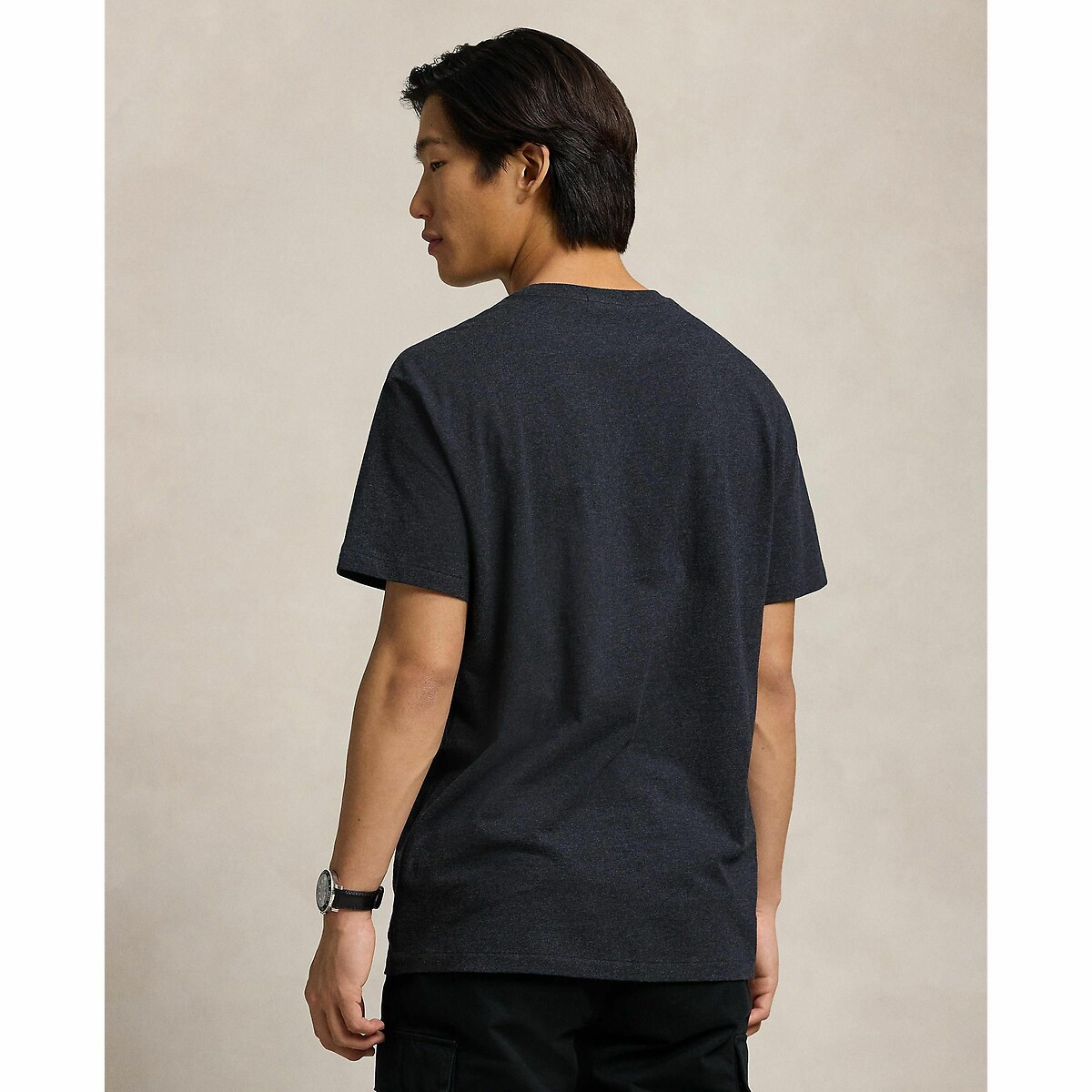 POLO RALPH LAUREN<br>Camiseta clássica de malha com logotipo