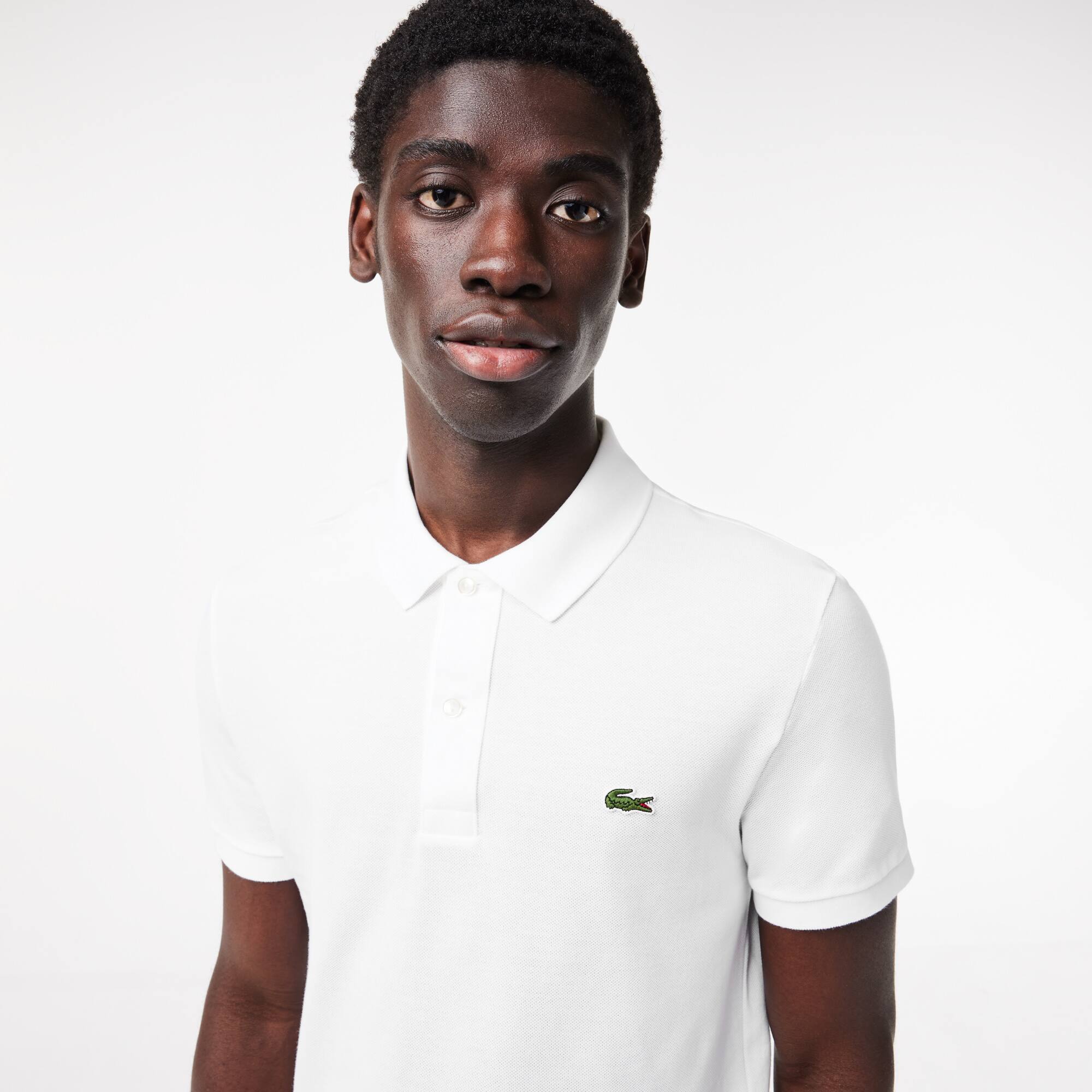 Original L.12.12 Poloshirt aus Petit Piqué Kurze Ärmel - Weiss - Lacoste - Herren
