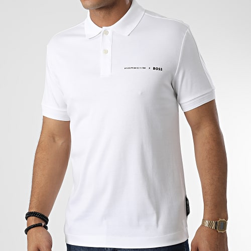 Polo Manches Courtes 50476974 Porsche Blanc