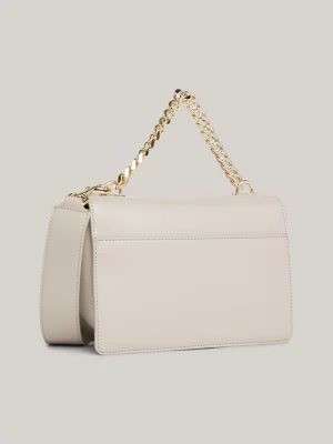 Bolsa transversal média com monograma TH