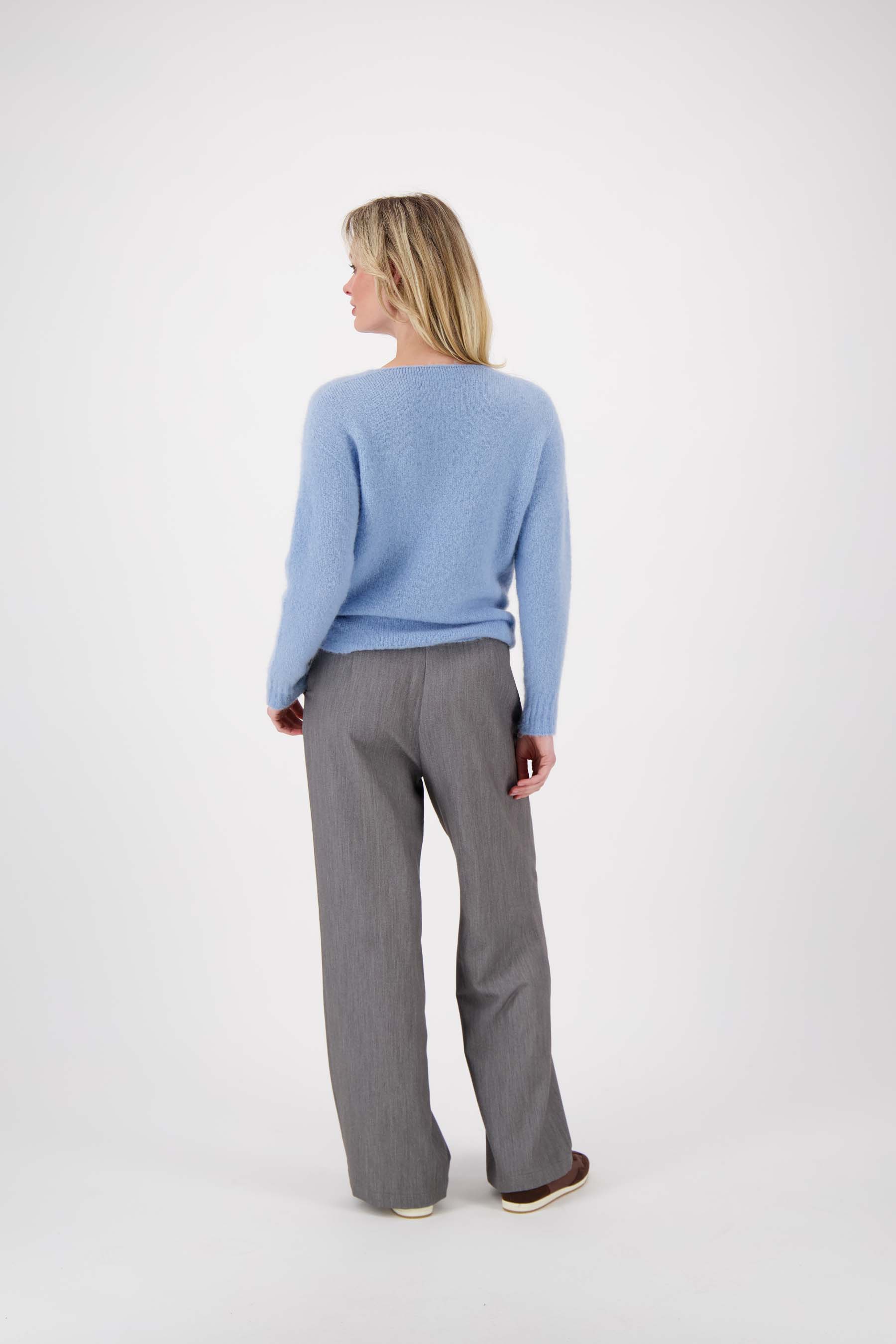v-hals mohair trui