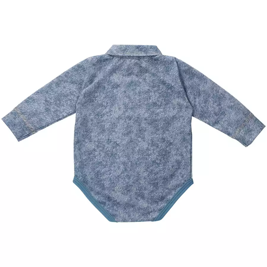 Makoma Body Langarm Giraffe blau