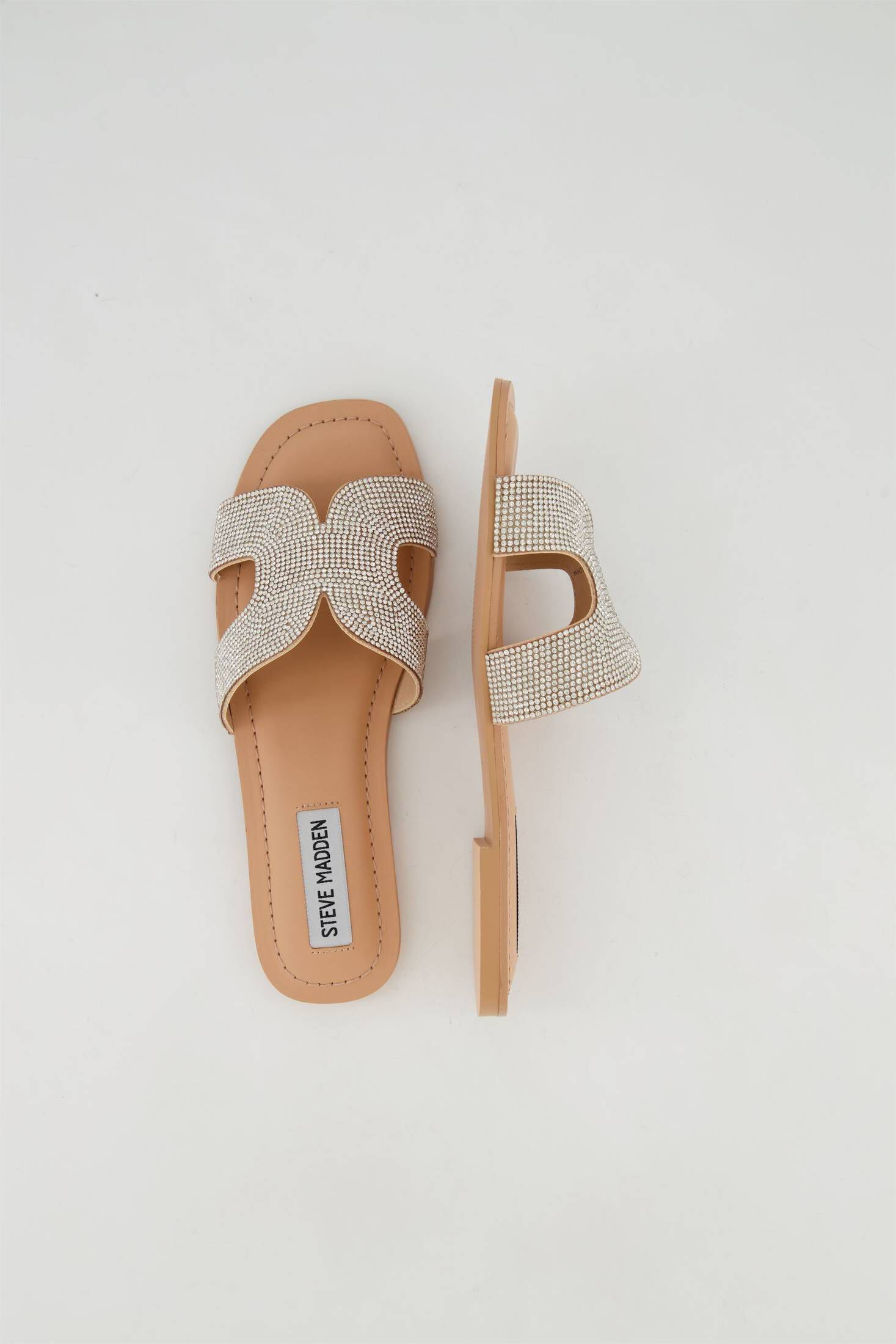 Steve Madden| Damen Pantoletten ZARNIA-R SLIDE CRYSTALS