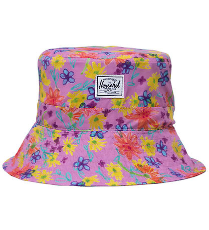 Herschel B?llehat - Toddler Beach UV - ScribBlå Floral