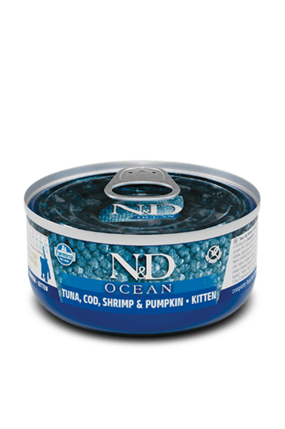 Humides n&d ocean thon & morue & crev & potiron chaton 24x70 gr