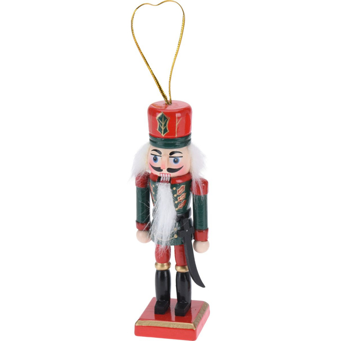 Dekohänger Nussknacker - aus Holz - ca. 12cm - 2 Stück