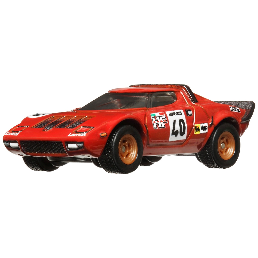 Hot Wheels Car Culture: Lancia Stratos Modellauto im Maßstab 1:64 aus Druckguss