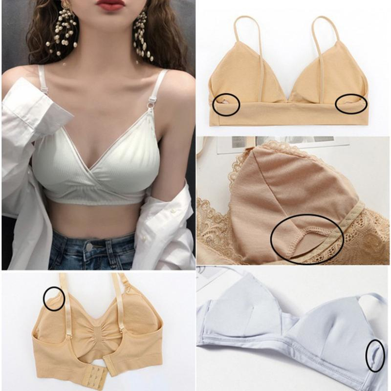 (3 Paar) Gr. L BH Einlagen Weiche Sport BH Pads Bikini Polster - Beige / Weiss / Schwarz
