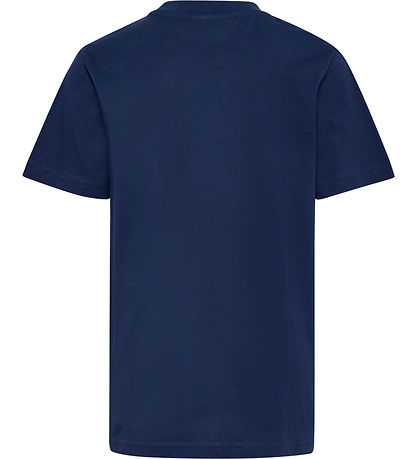 Hummel T-Shirt - hmlJr Base - Dress Blue