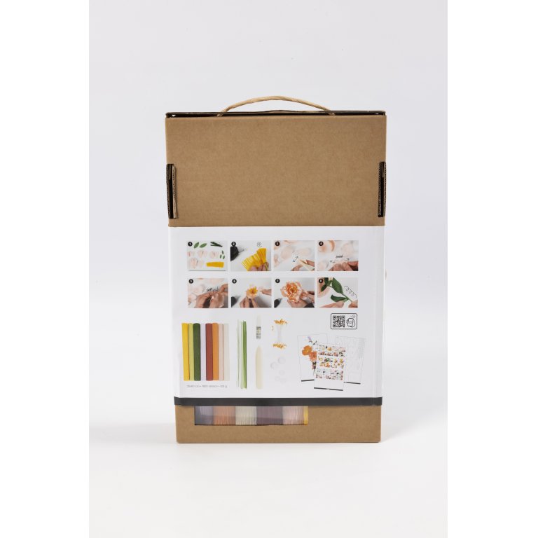 DIY Set, Krepp-Papierblüten