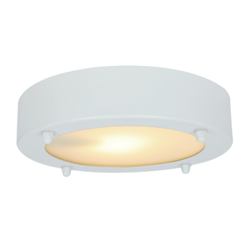 Plafonniere Lublin 19cm wit IP44