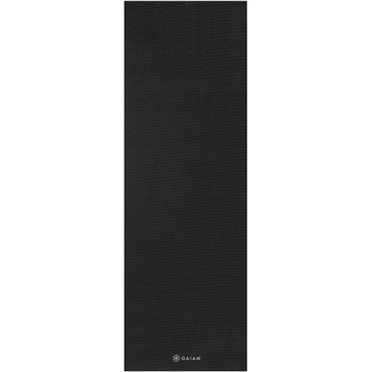 Gaiam 6 mm Solid Yogamatte Schwarz