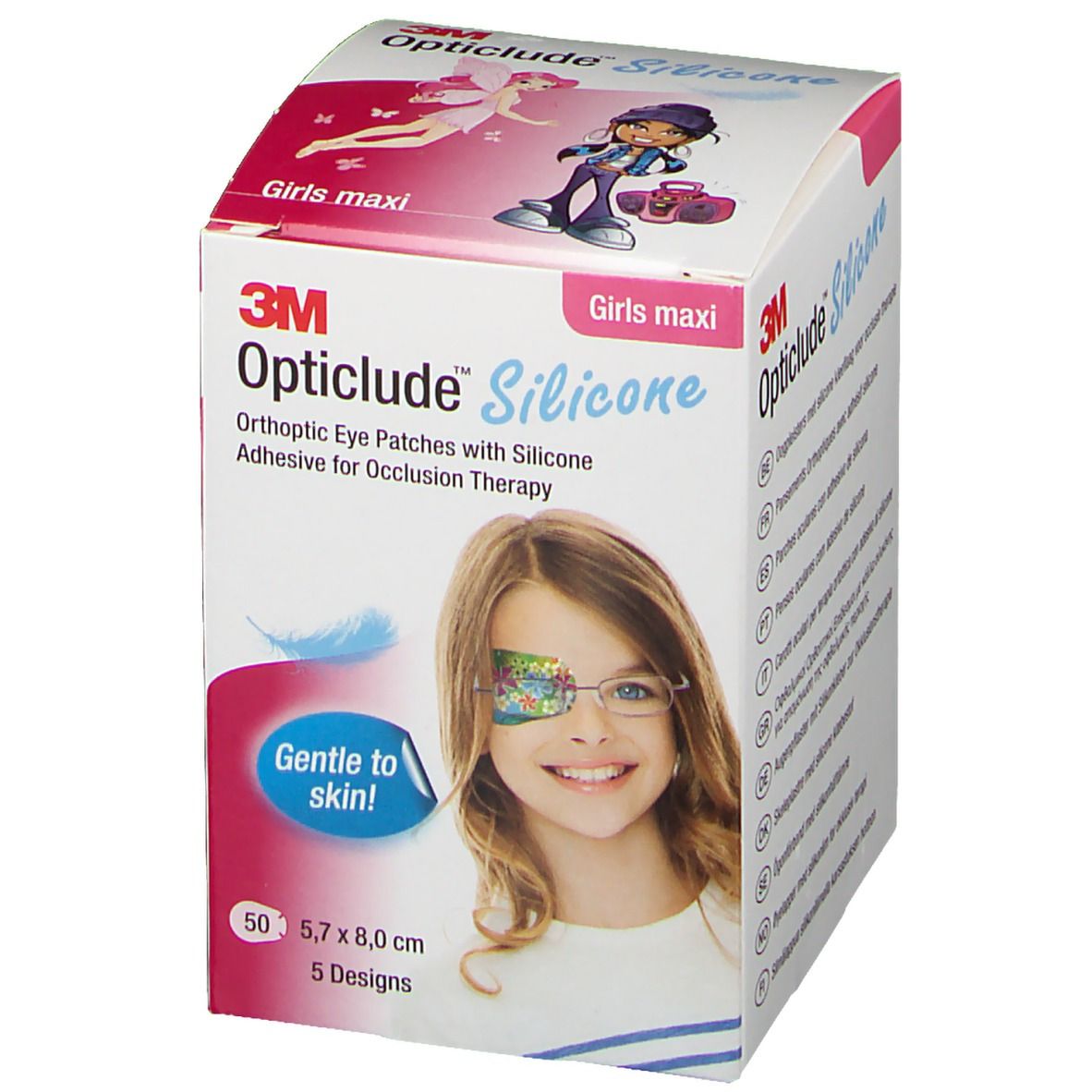 Opticlude 3M Silicone Girls maxi 5,7 x 8 cm