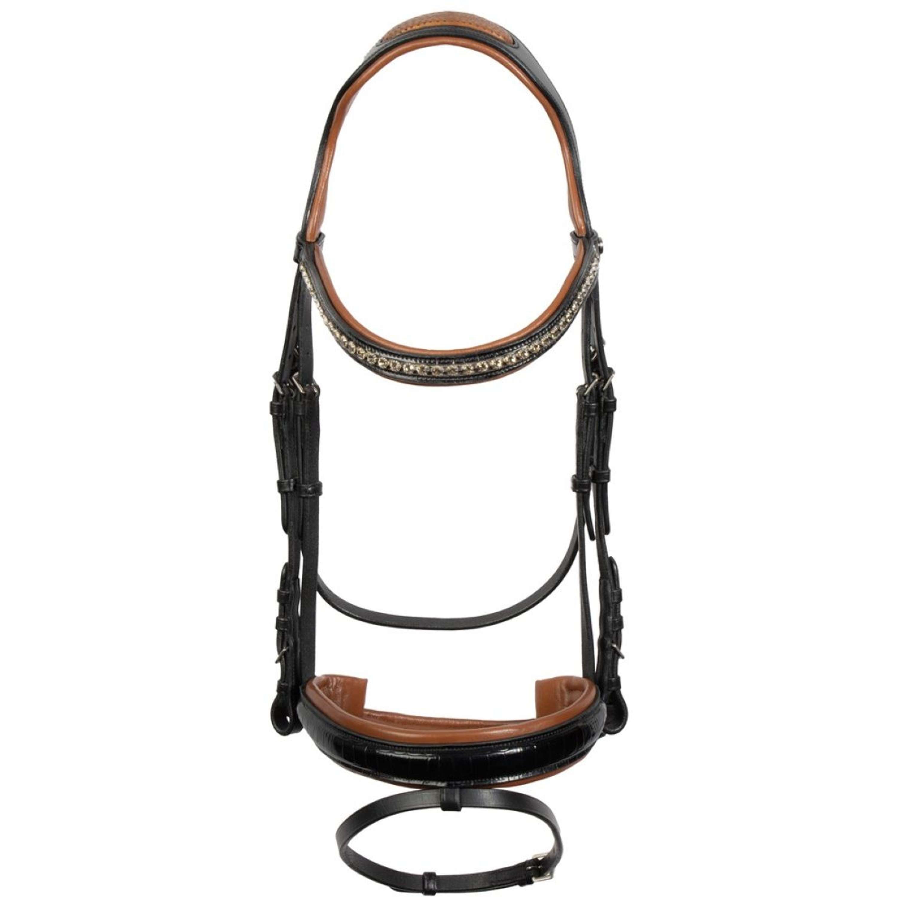 Harry's Horse Hoofdstel Black Cognac Zwart