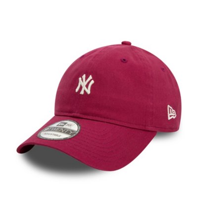Casquette homme 9Twenty Adjustable New York Yankees Mini Washed ROUGE NEW ERA