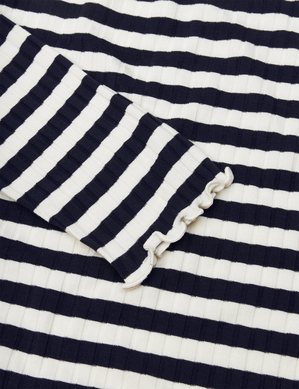 Mads Nørgaard  Trutte langærmet t-shirt - 5x5 stripe/deep well