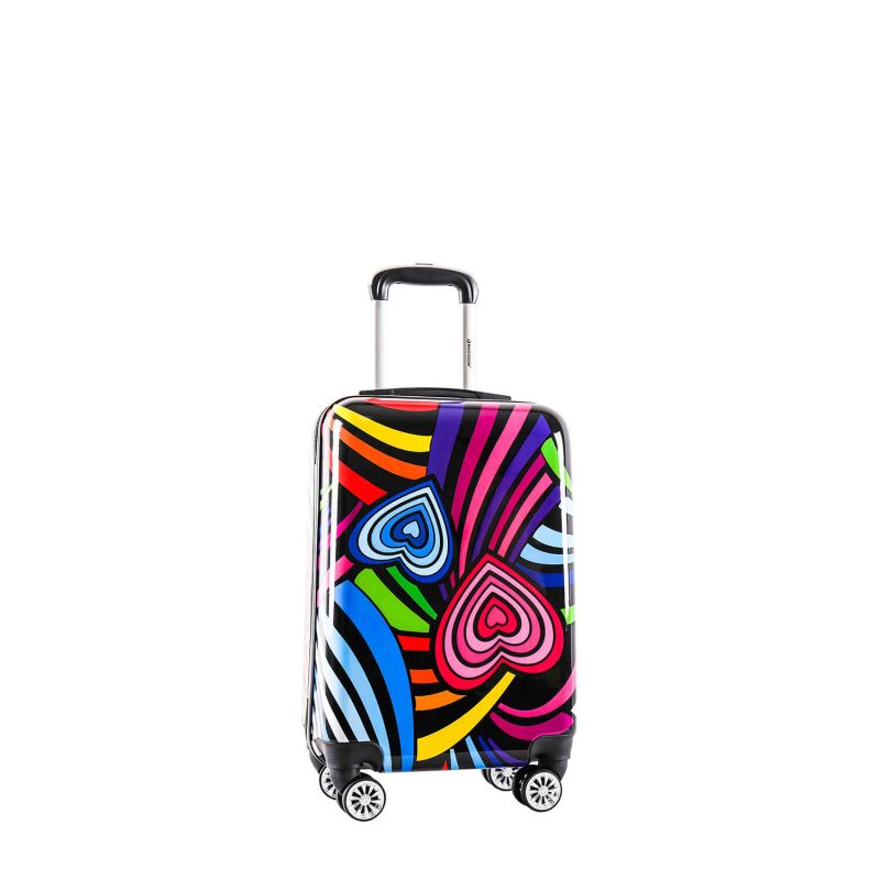 Valise cabine rigide 96820S 55 cm Funky hearts