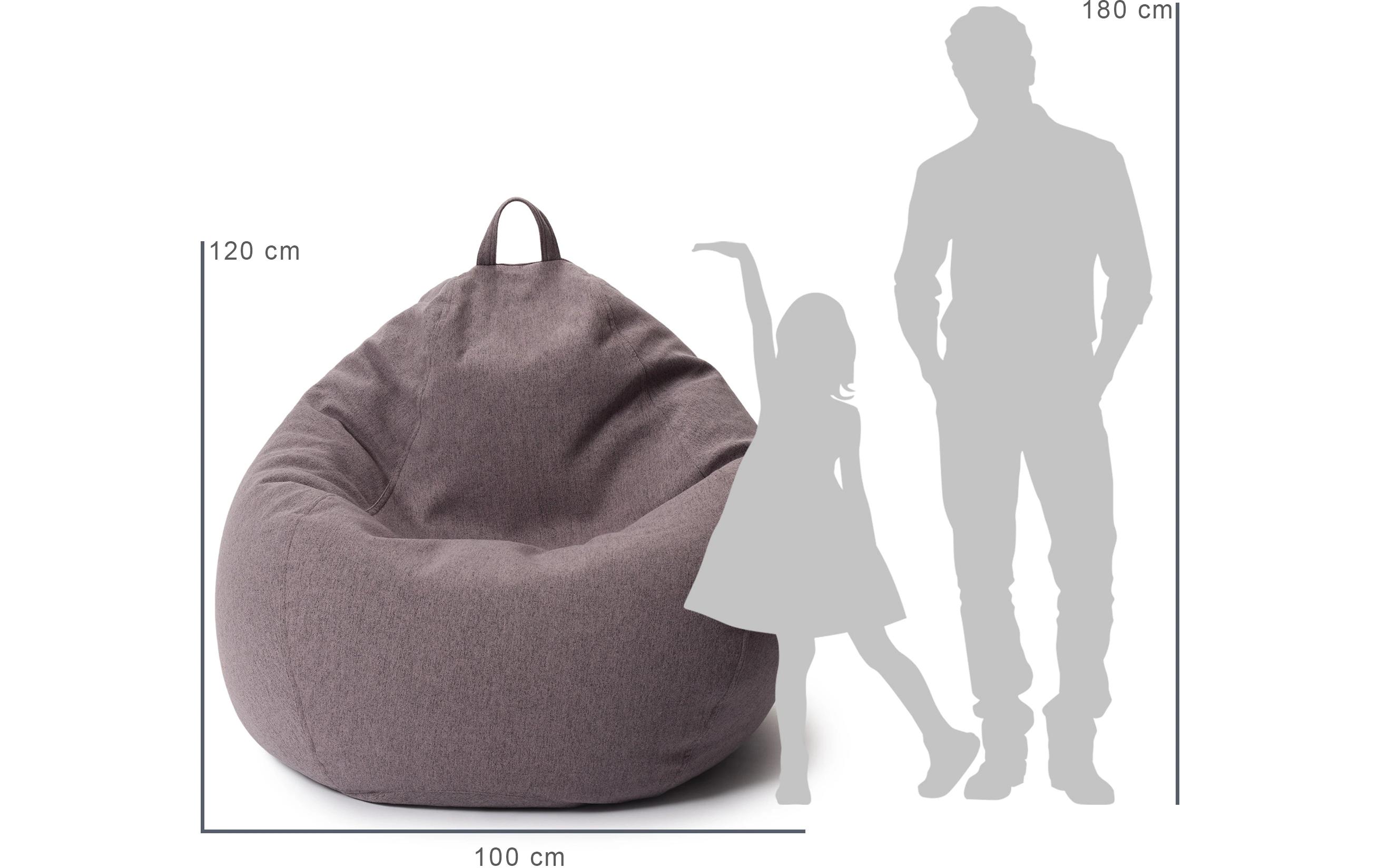 Sitzsack Comfort Line 315 L, Dunkelgrau<br>Sitzsack für innen und aussen