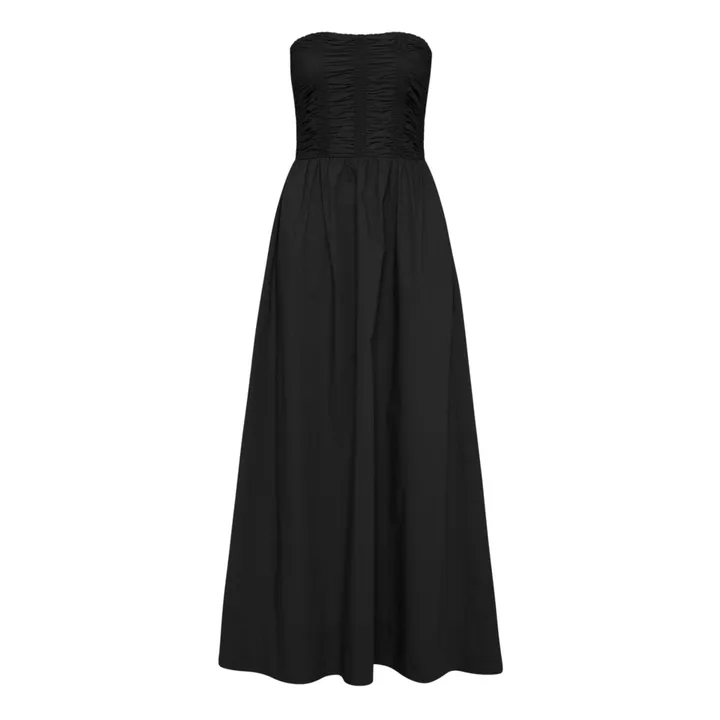 Faithfull the Brand Robe Dominquez Midi | Noir