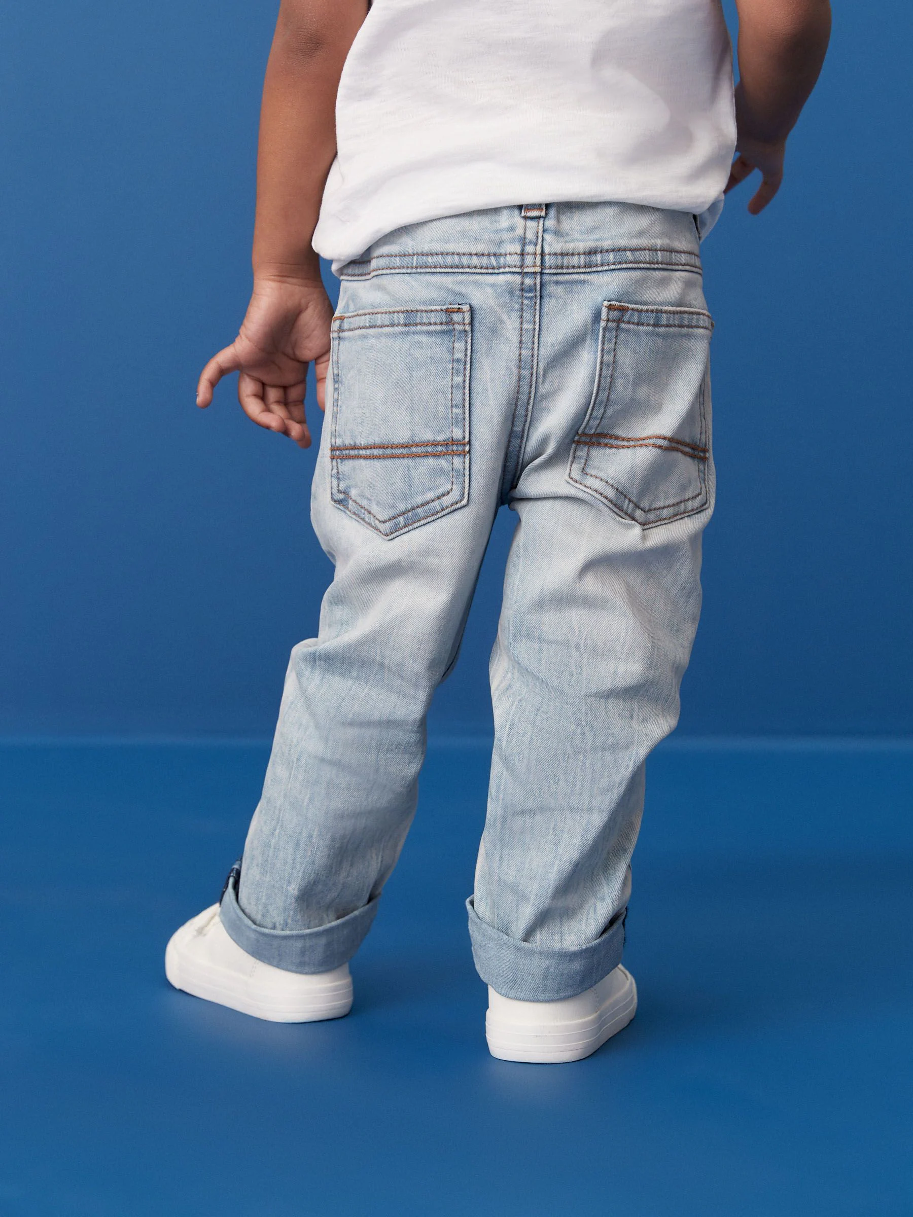 Gebleekte denim - Comfortabele jeans met stretch (3 mnd-7 jr)