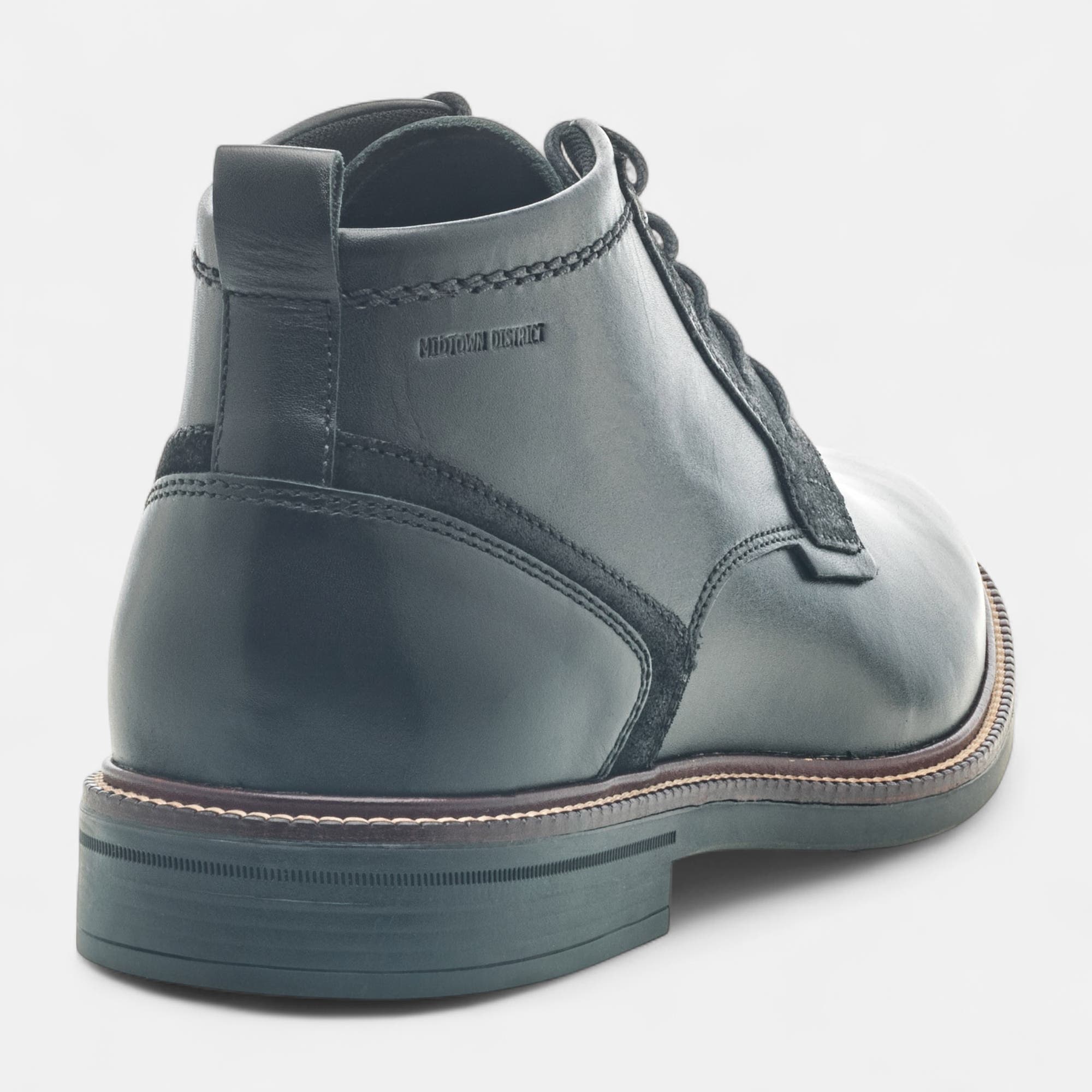 Bottines Homme en cuir noir