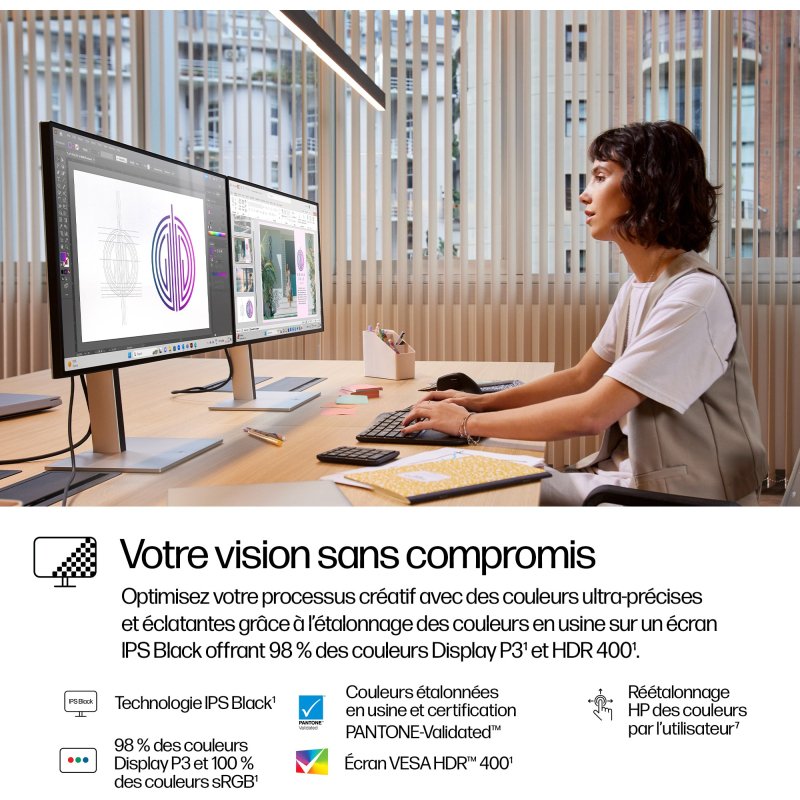 HP Series 7 Pro Écran QHD Thunderbolt 4 27 pouces - 727pu
