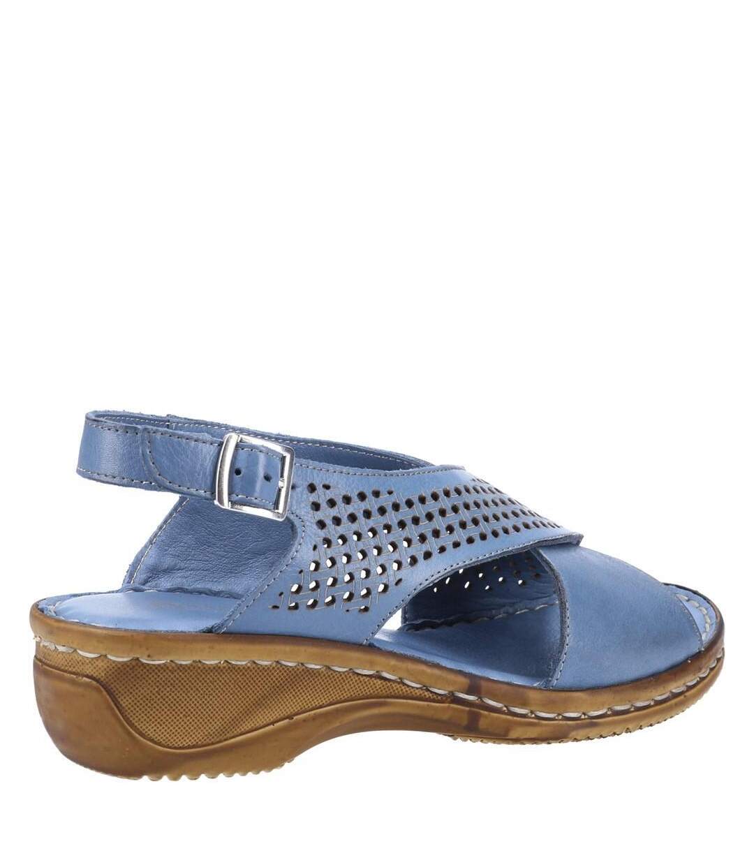 Fleet & Foster - Sandales JUDITH OPEN TOE - Femme (Bleu) - UTFS7783