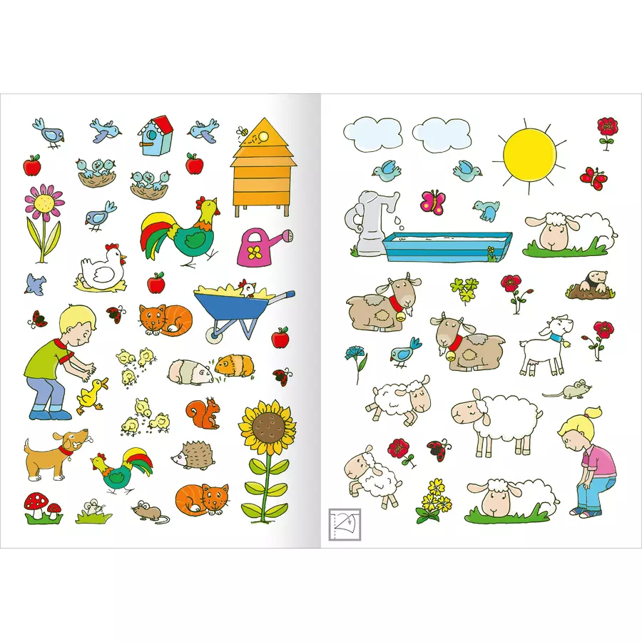 arsEdition MINI-Stickerheft Bauernhof
