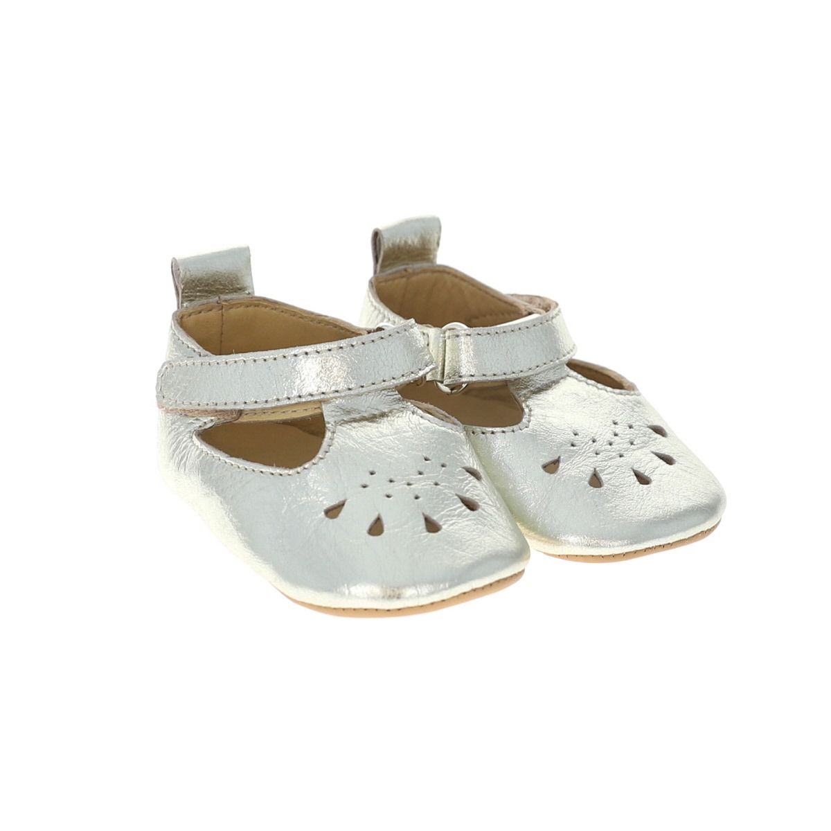 Chaussons bébé Salomette or