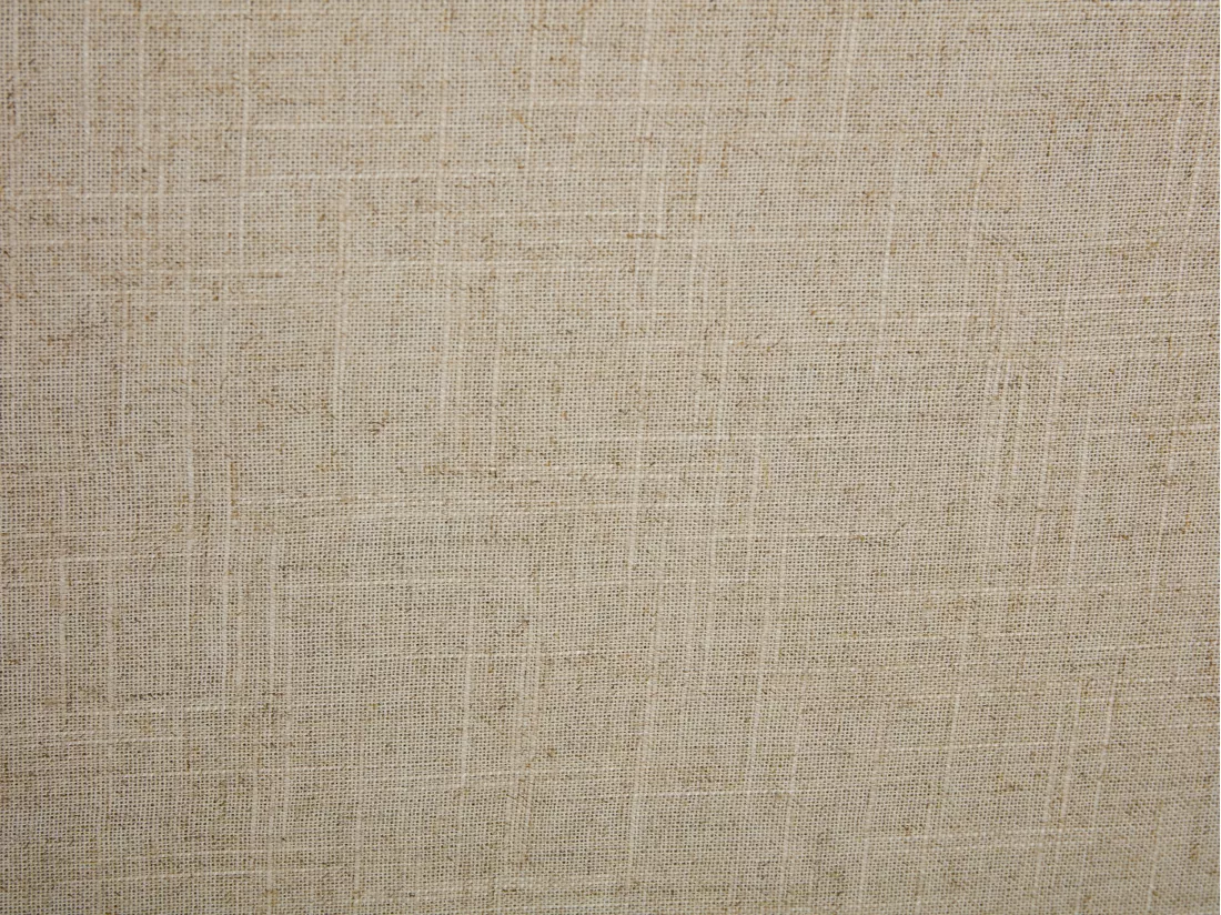 Tête de lit déhoussable 150 cm - Coton et lin - Beige - TAHIME
