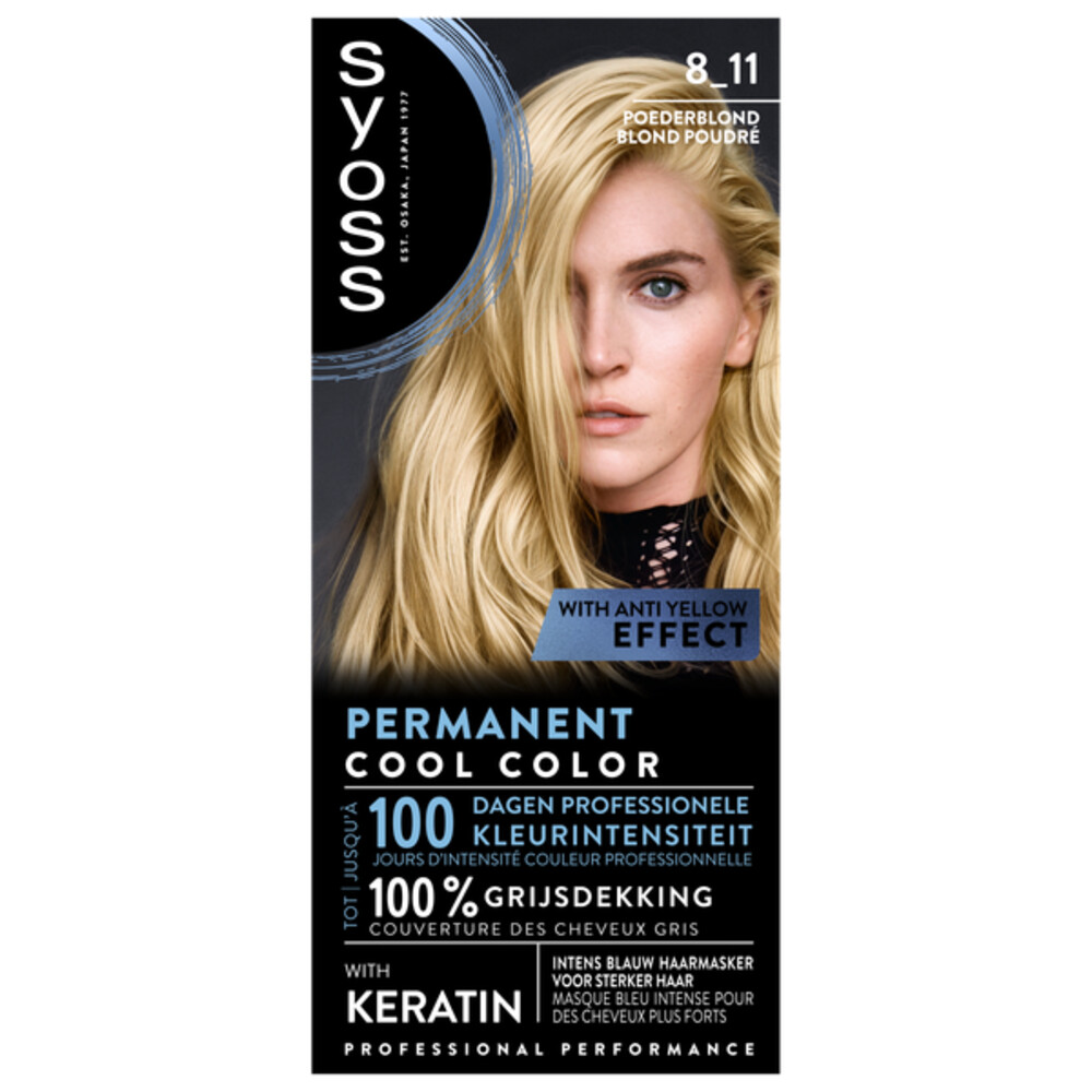 Syoss Color 8-11 Poederblond (1 stuk)