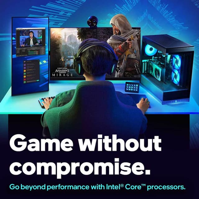 HP Omen 25L i5-14F/16/1TB/4060 stationær gaming-computer