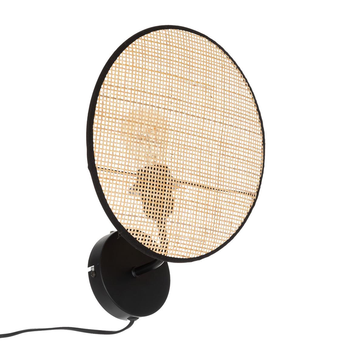 APPLIQUE PAILLE OLME NATUREL D.27CM