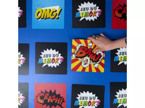 Jeu du memory géant de 30 cartes - Multicolore - Jeux de société en famille