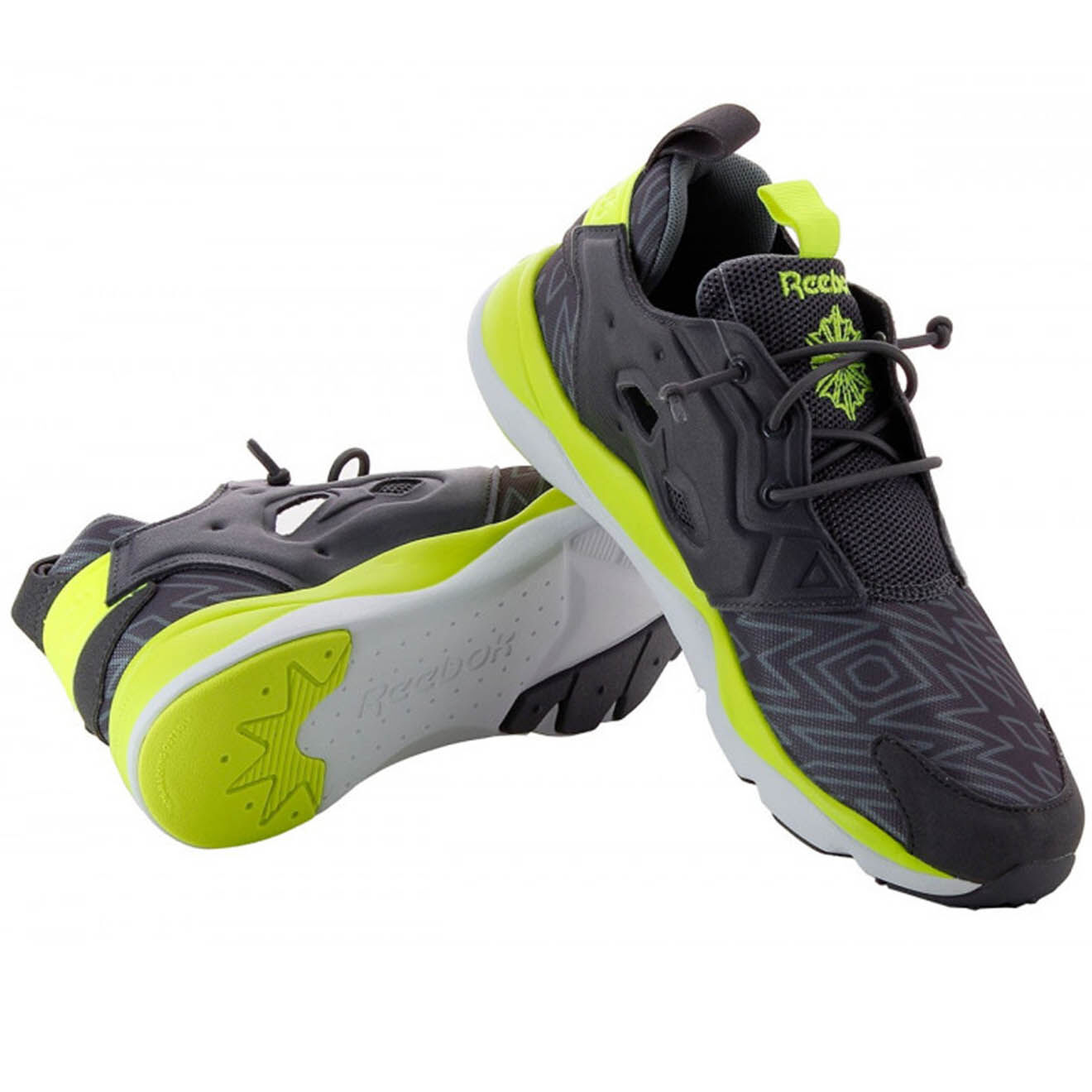 Reebok Baskets Furlyte gris/jaune