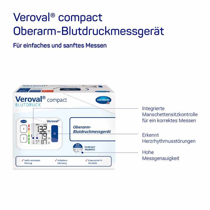 Veroval® compact Oberarm-Blutdruckmessgerät, 1 St