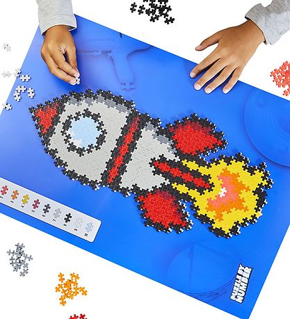 Plus-Plus Puzzle Stadt Zahl - 500 st. - Rakete