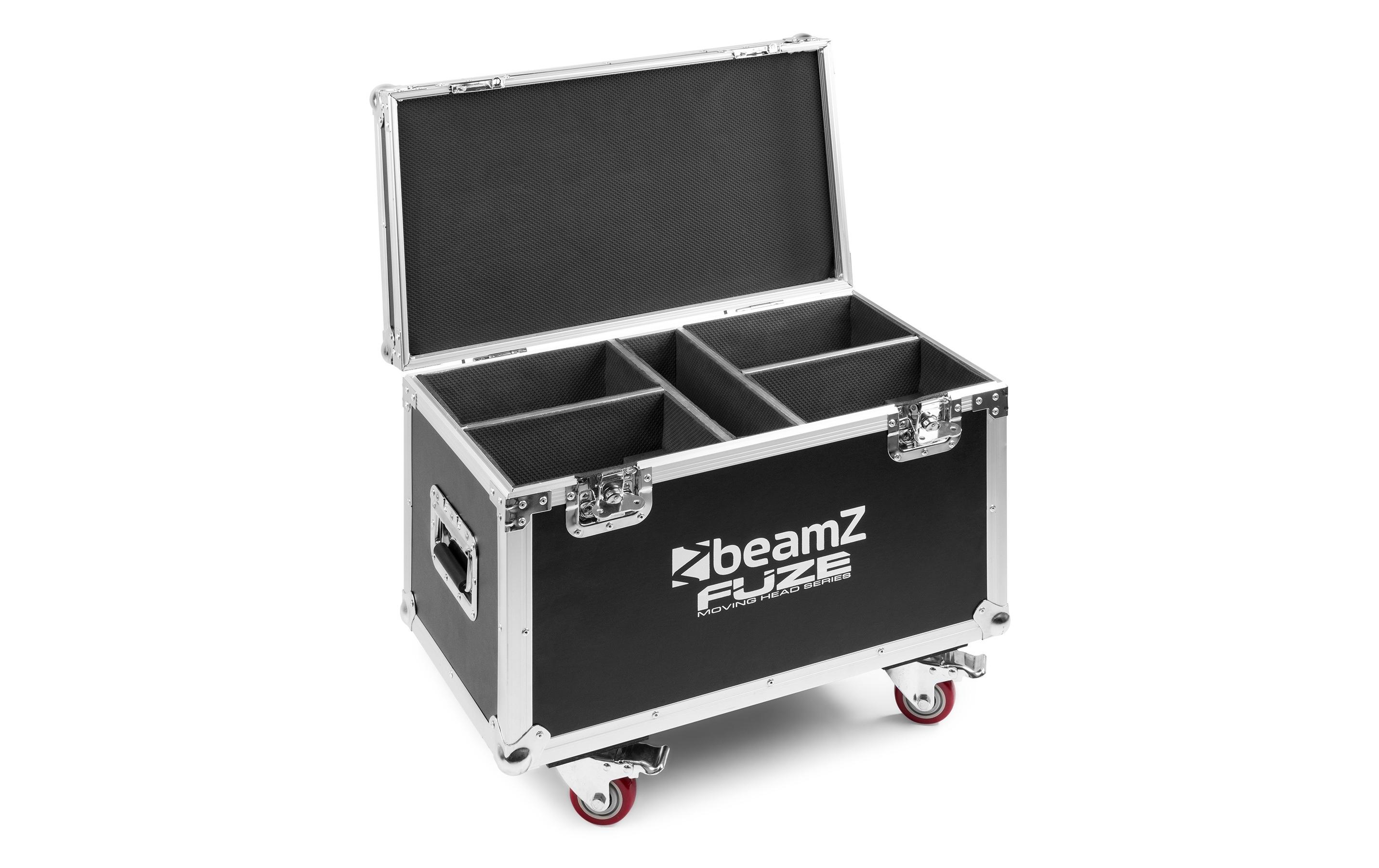 Flightcase FCFZ4<br>Flightcase für 4 Stück Moving Heads der Fuze-Serie
