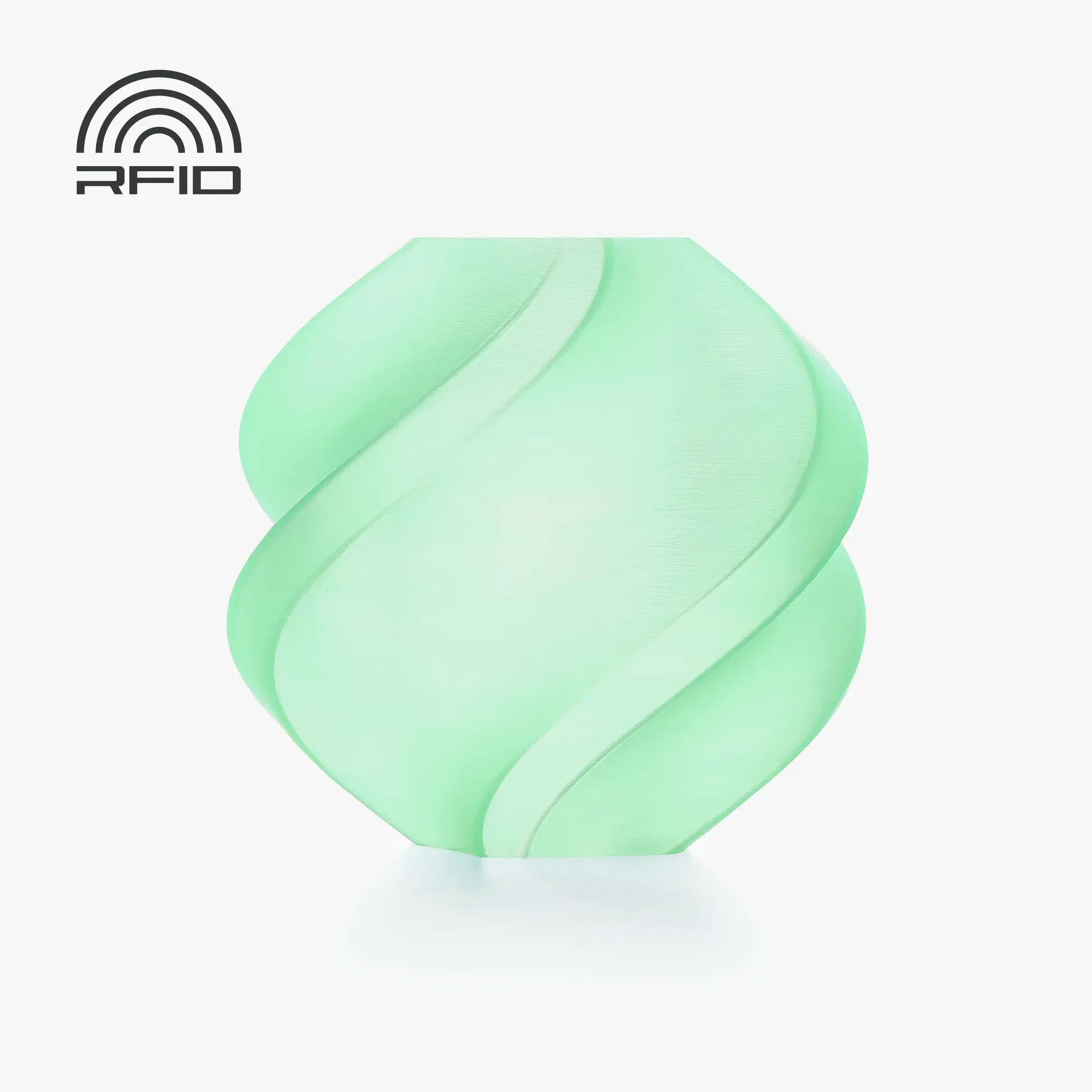Bambu Lab  PLA Translucent Light Jade, Spule (1.000 g)    Frosted PLA Look in Light Jade