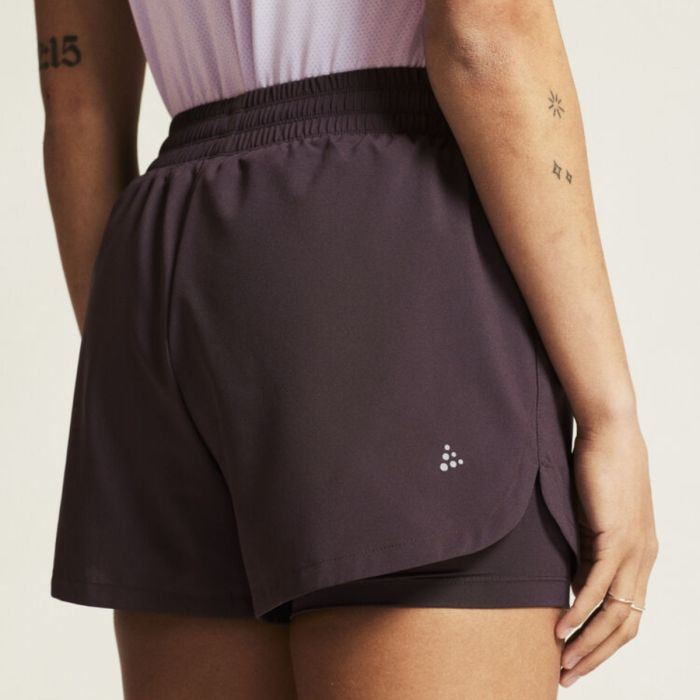 Craft Dame Shorts Adv Essence 2in1 Shorts 2 Lilla