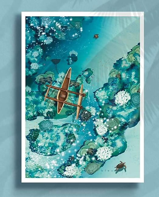 POSTER ILLUSTRATION LAGON