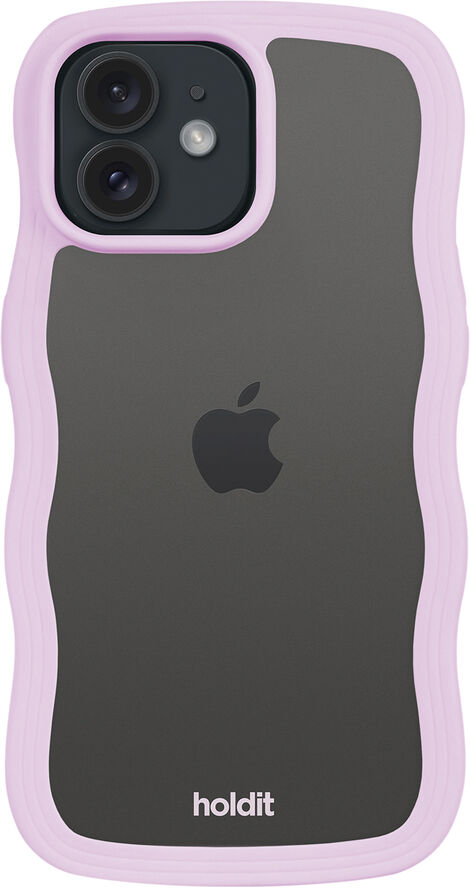 HoldIt Wavy Case iPhone 12/12 Pro Lilla